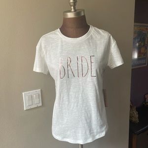 👰‍♀️ BRIDE Rae Dunn T-Shirt Tee Shirt - NEW